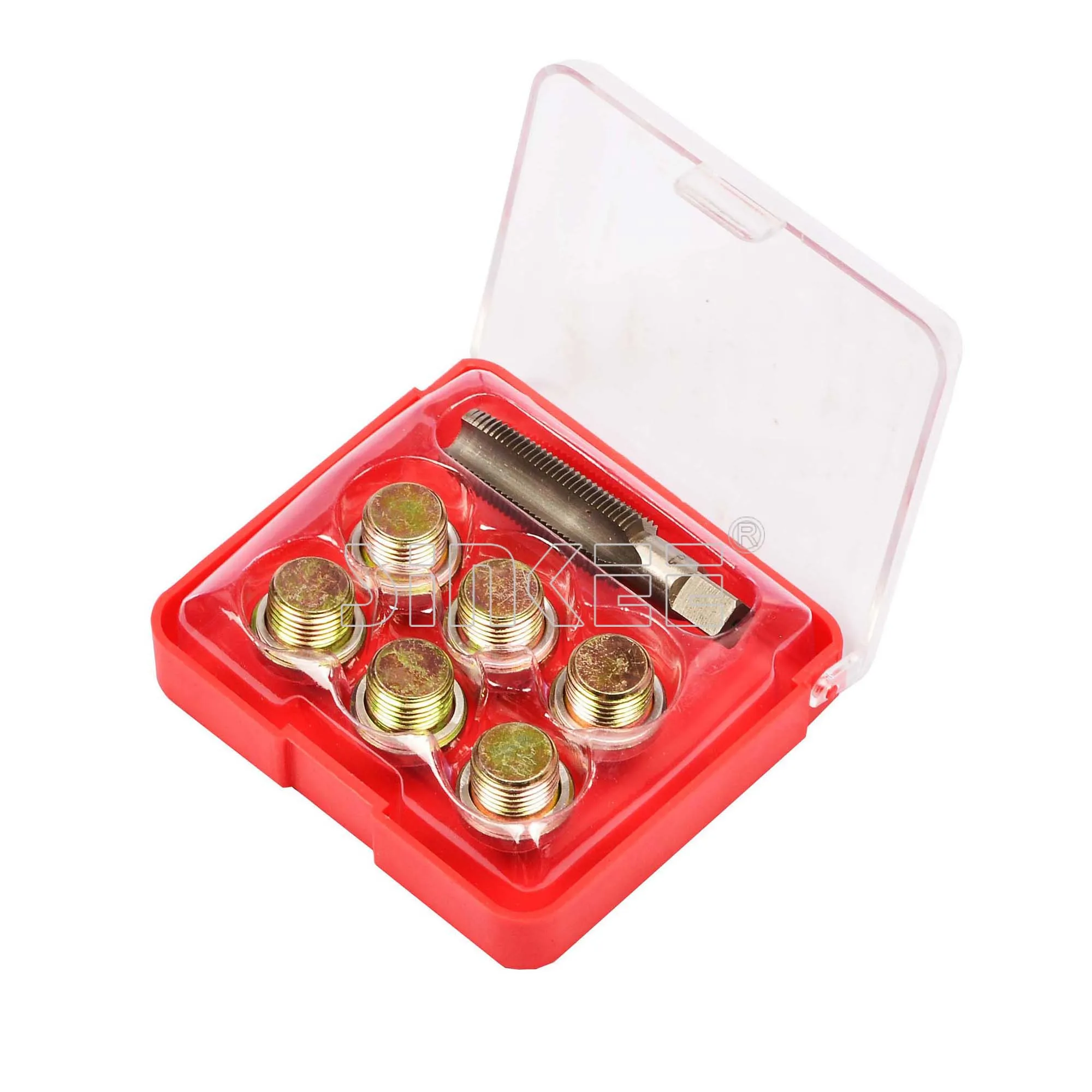 7 pcs M15 Oil Pan Thread Repair Set Automotive Drain Tool