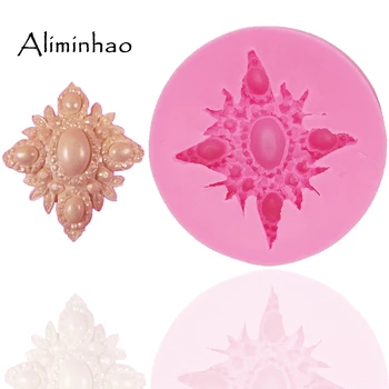 

B0763 Gem shape DIY Cake Silicone mold chocolate fondant cake decorating tools wholesale