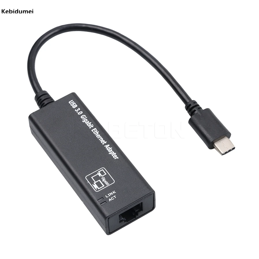 kebidumei USB 3.0 Gigabit Adapter Type C LAN Network Adapter