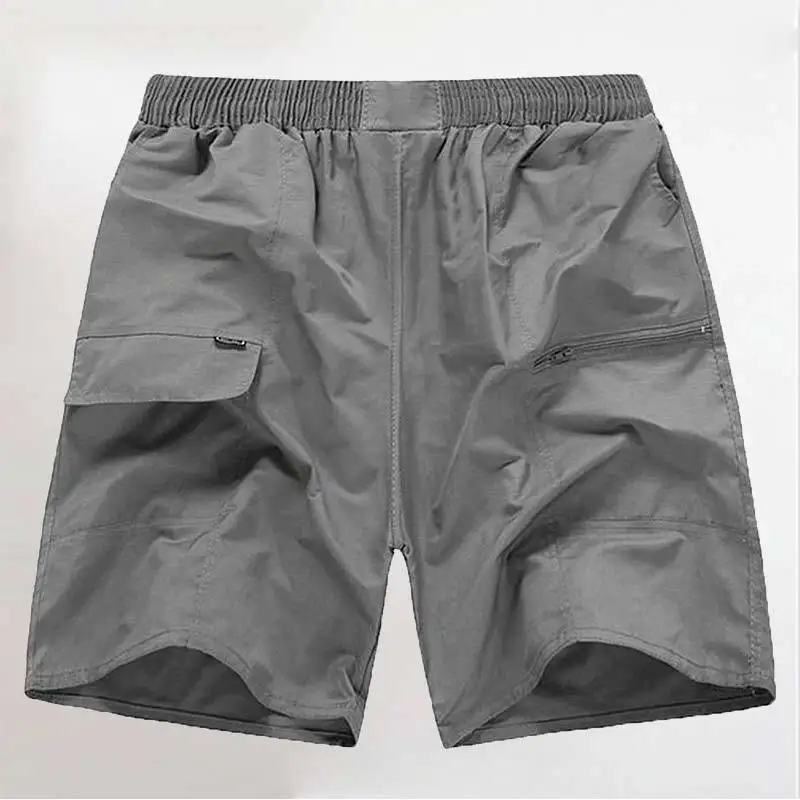 Мужские спортивные уличные шорты мужские повседневные пляжные шорты свободные рабочие повседневные эластичные однотонные брюки с карманами мужские брюки