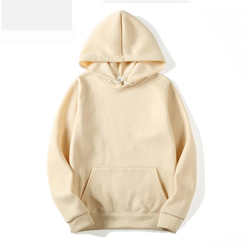 Khaki Мужская толстовка FGKKS, черный однотонный свитшот, пуловер, с капюшоном, худи в стиле хип-хоп, уличная одежда на осень - Цвет: Khaki