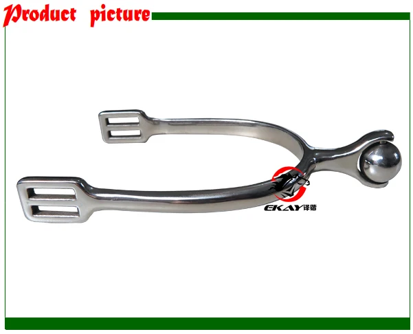 

Free shipping Stainless steel horse spur,wih SS roller ball,never rusted horse spur.(SP6110L)