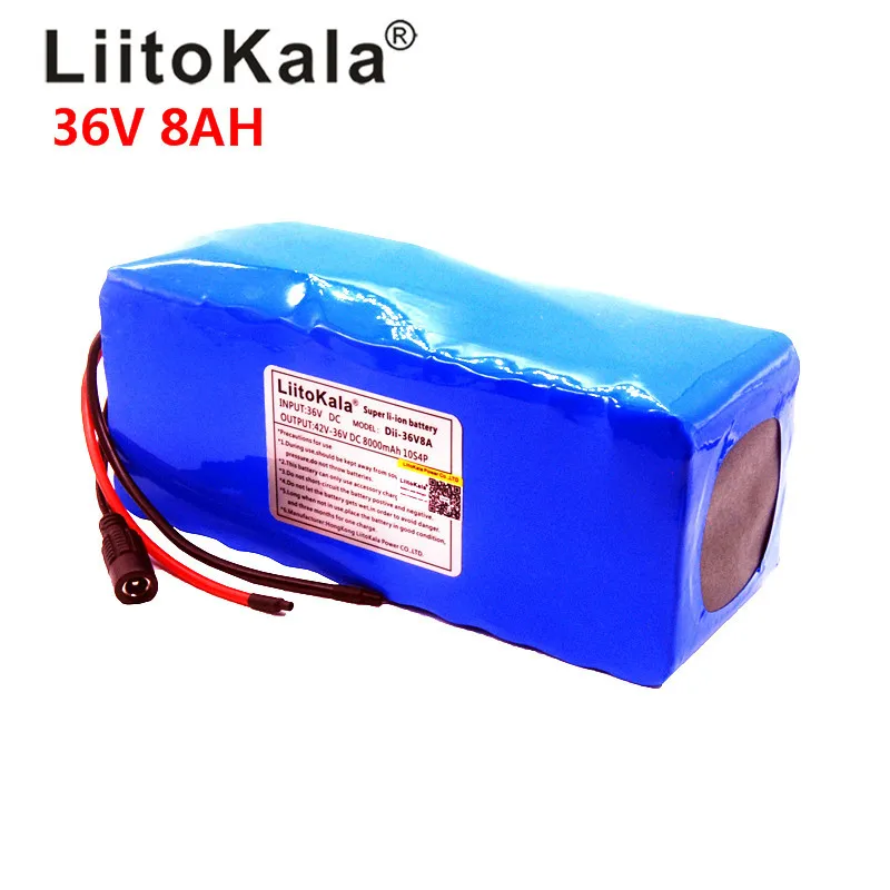 Аккумуляторная батарея LiitoKala 36 В 500 Вт 18650 8 Ач|Комплекты батарей| |