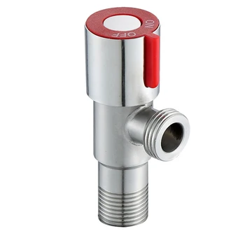 

1 Pc Bathroom Angle Valve Lead-free Solid Stainless Steel Shut Off Vavle for Kitchen Basin Sink Toilet Water Heater