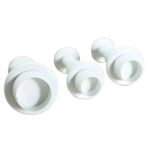 

Free shipping 3pcs Small round Fondant Cake Decorating Sugar Craft Plunger Cutter Flower Mold cookie cutters Biscuit Cake