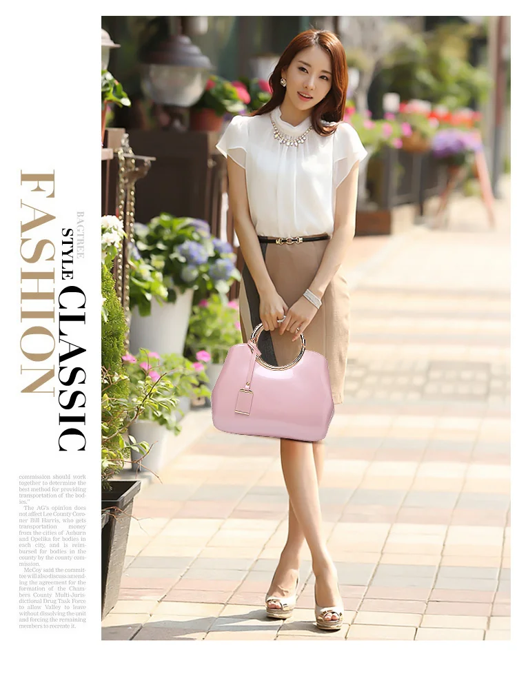 New High Quality Patent Leather Women bag Ladies Cross Body messenger Shoulder Bags Handbags Women Famous Brands bolsa feminina (11)