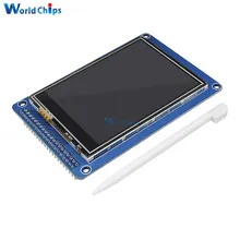 3.2 polegada 240x320 tft lcd módulo display 320*240 com tela de toque controlador painel ili9341 cartão sd do que 128x64 3.2