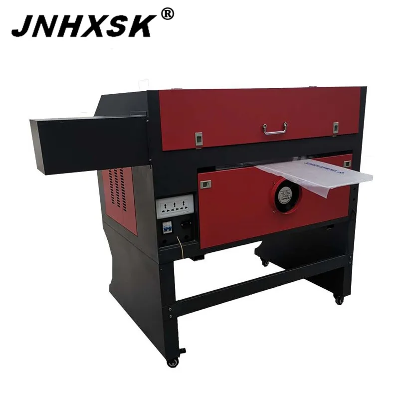 JNHXSK 4060 80 Вт Ruida лазерный гравировальный станок для резки с поддержкой длинного