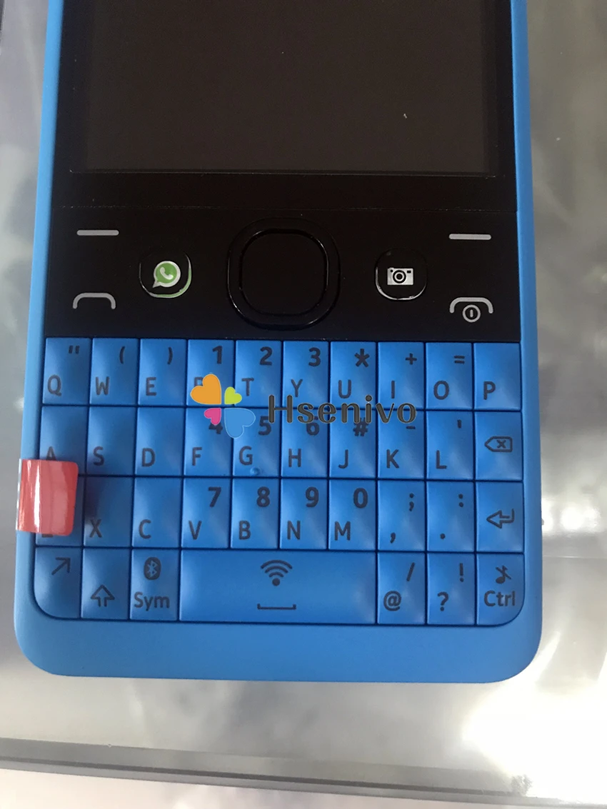 210 Nokia Asha 210 разблокированный GSM 2,4 ''две sim-карты 2MP QWERTY клавиатура только на английском языке телефон Восстановленный