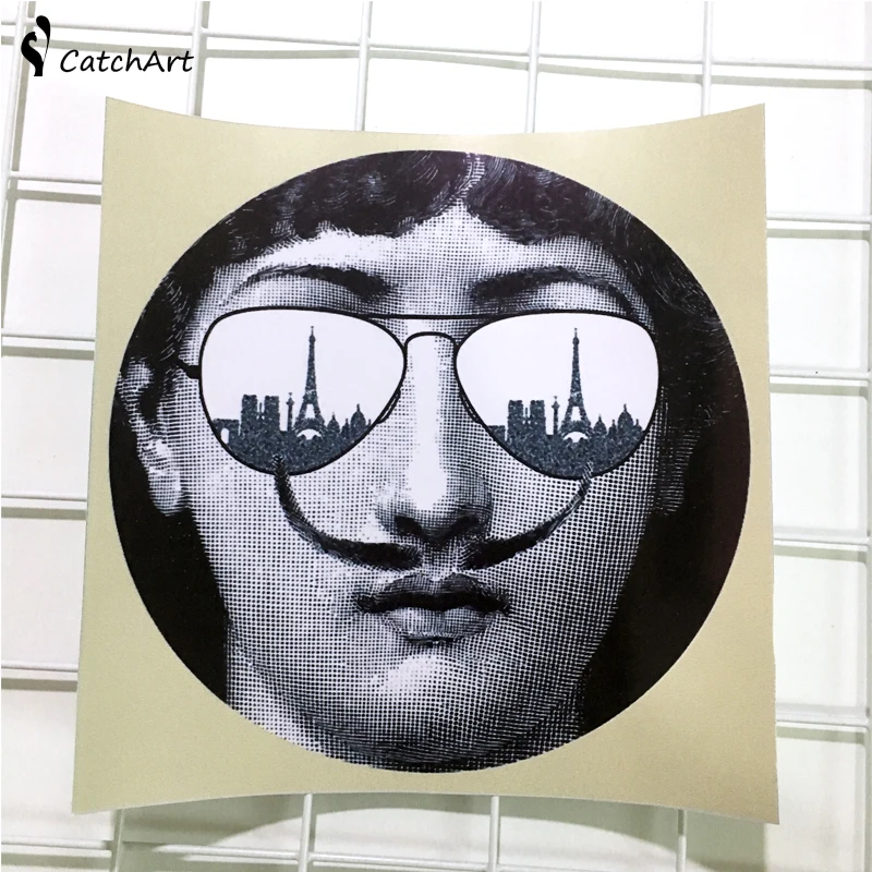 Креативные европейские ПВХ плитки стикеры fornasetti дизайн квадратный самоклеющиеся водонепроницаемый ванная комната/кухня наклейки на стену плитка/стены