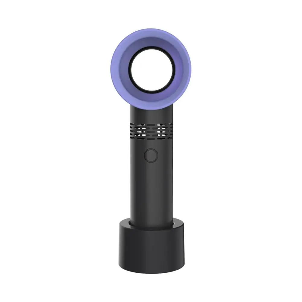 

Portable Mini Bladeless Fan USB Rechargeable Fan Handheld Cooling Fan Electric Table Air Cooler Stand Fan Ventilador