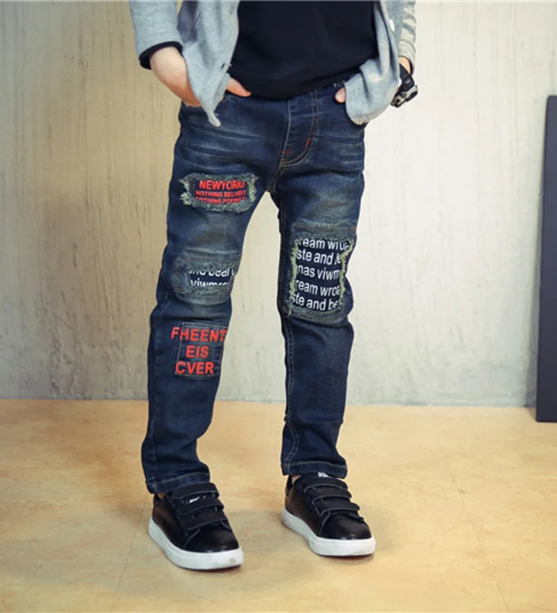 2018 autumn Brand New boys jeans Children casual pants kids trousers Retails 2 14 yrs boys jeans