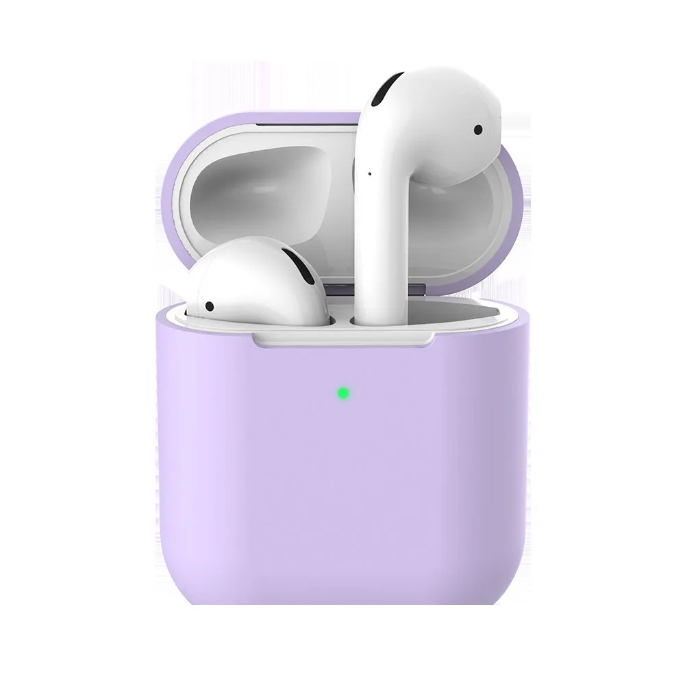 Для airpods iPad Air 2 силиконовый чехол Беспроводной Bluetooth наушники для i16 i17 i18 i19 i20 i30 i40 i50 i60 наушники-вкладыши tws с i30 i60 - Цвет: qianziTC2dai