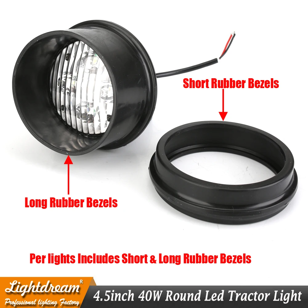 

Replaces Left-Hand or Right-Hand Front Inner Fender Light Rear Mount Hood Light 12V 24V John Deere led Tractor work lights x1pc