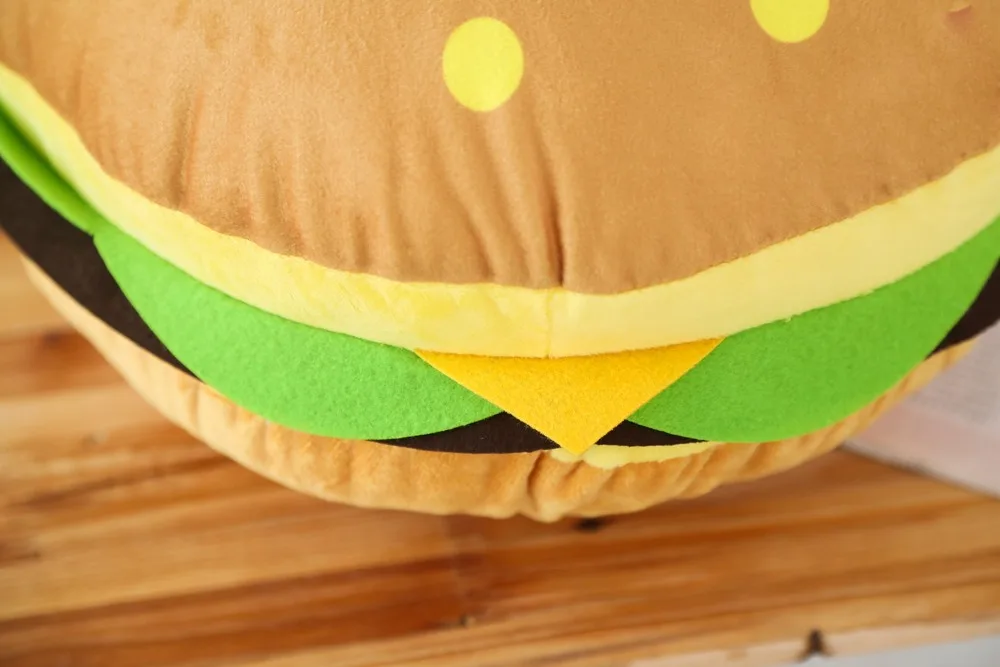 Творческий микки гамбургер плюшевые игрушки мягкие милые подушки гамбургер прикольная Подушка прекрасный ребенок подарок на день рождения для девушки