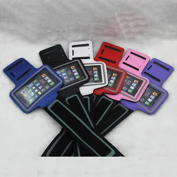

1000PCS/Lot Good Quality For Apple iPhone 5 Arm Band Bag Universal Sprots Running Armband Pouch For iPhone 4 sherrytree