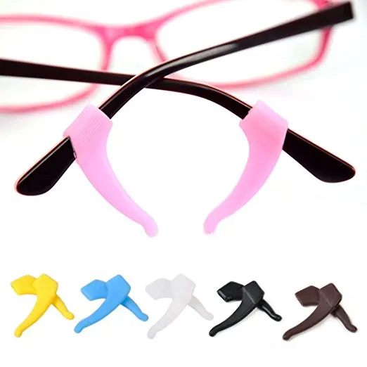10PairsLot Soft Silicone Anti-slip Holder For Glasses Accessories Ear Hook Sport Eyeglass Temple Tip Sports Lock Grip Holders (8)