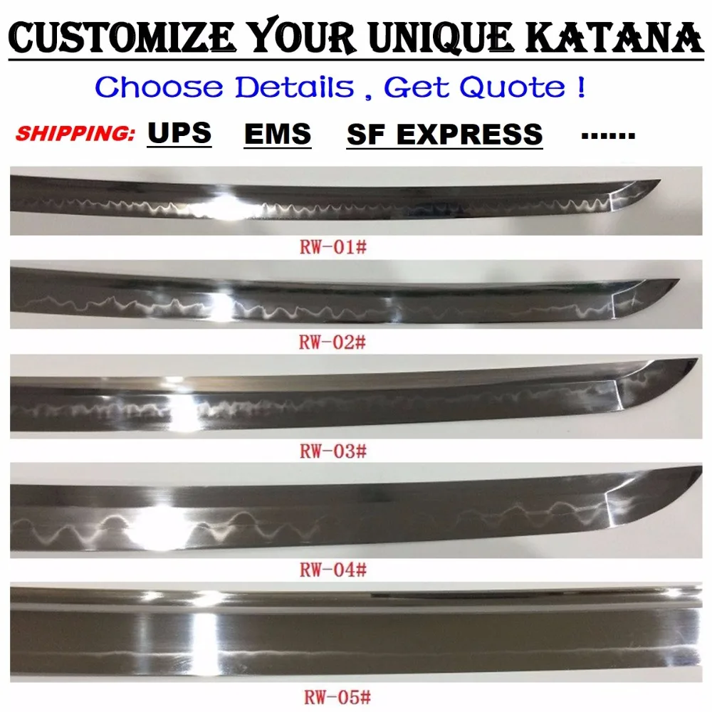 japanese samurai katana wakizashi tanto nodachi swords sword Customized link