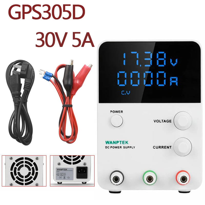 

GPS305D Adjustable Switching Power Supply Digital Input 220v 0-30V0-5A DC Power Supply Power Supply Unit Lab Power Supply Source
