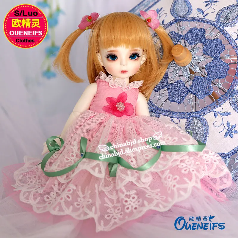 Одежда для кукол BJD 1/6 оригинальная газовая юбка с кружевной кромкой тела Lati Littlefee