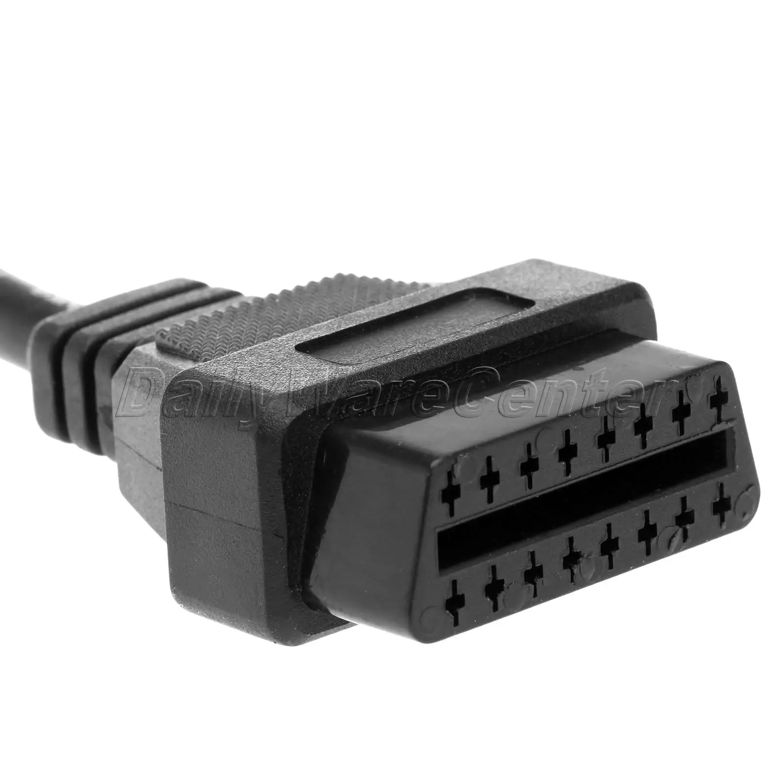 30cm OBD2 OBD-II 16 Pin Female Extension Connector To Open Plug Wire Diagnostic Cable Extender OBD2 Female Cable Diagnostic Tool