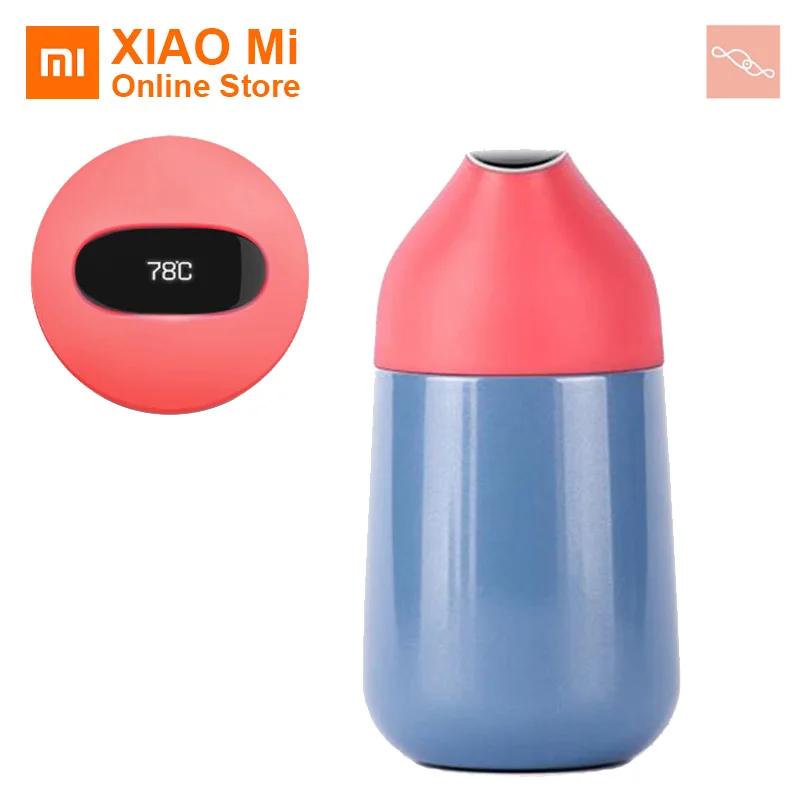 

Xiaomi Kiss Kiss Fish CC mini smart Cup Vacuum thermal bottle insulation bottle smart Temperature Sensor OLED display Screen