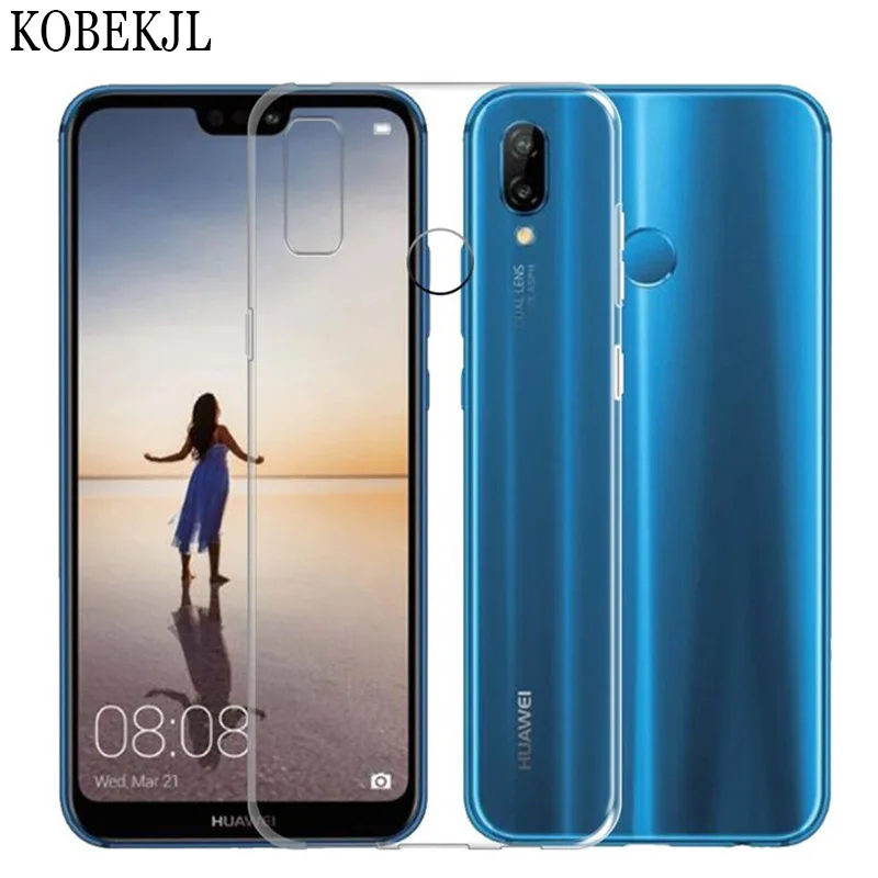 Мягкий чехол для Huawei P20 Lite силиконовый чехол-накладка на заднюю крышку телефона