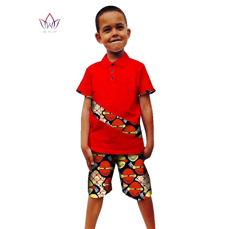 2017 African Clothing two pieces Dashiki Traditional spring boy clothes