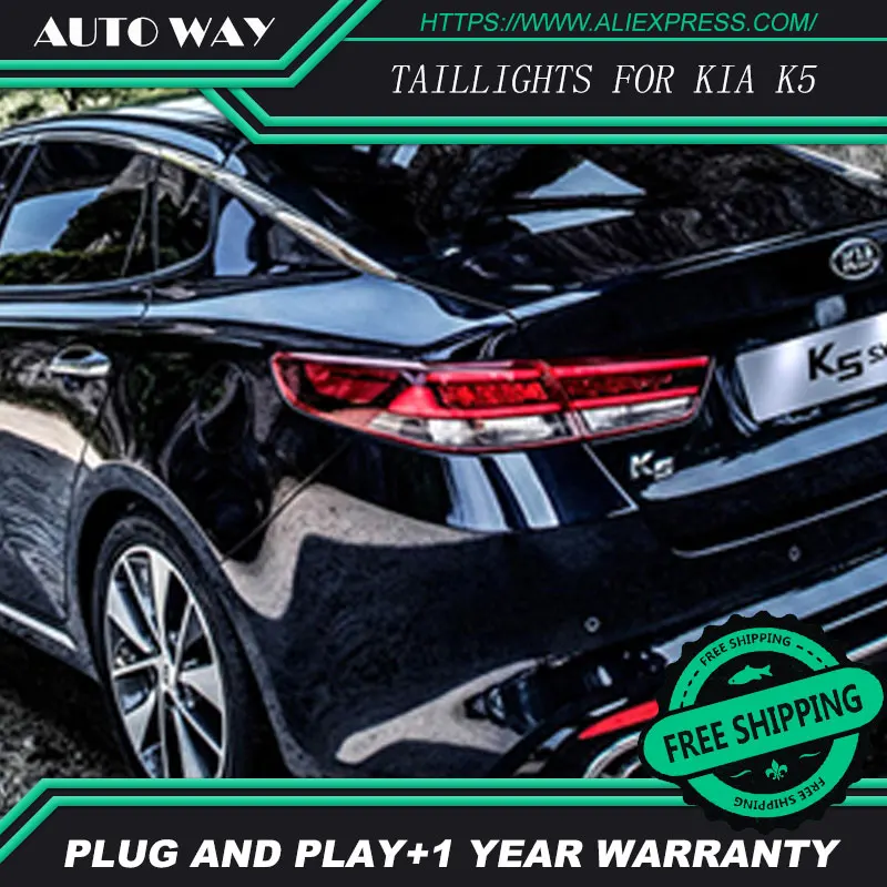 Car Styling tail lights for KIA RIO k5 2016 taillights LED Tail Lamp