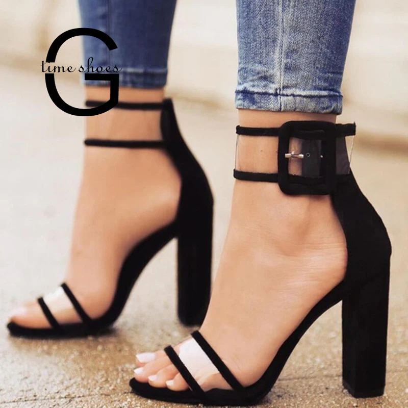 

Gtime Peep Toes Shoes Woman Plus Size Sandals T-stage Fashion Dancing High Heel Sandals Sexy Stiletto Party Wedding Shoes SE603