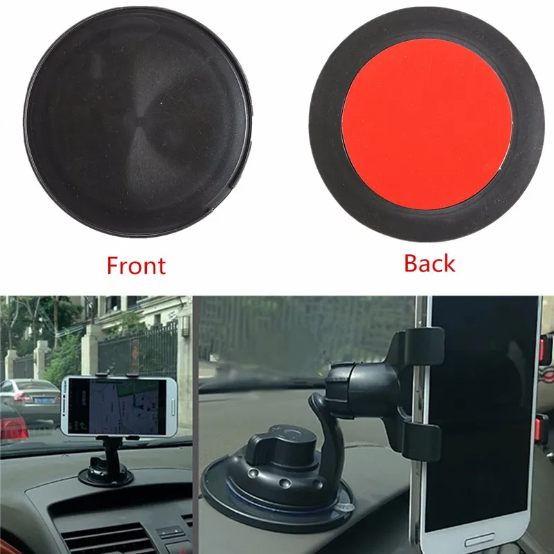 

Universal 80mm Adhesive Sticky Sticker Sucker Dashboard Suction Sucking Cup Disc Disk Pad For Car GPS Phone Holder Mount Base