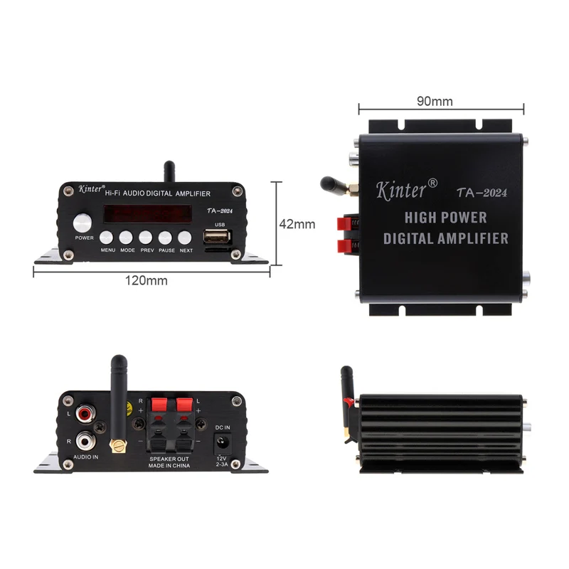 Аркадная игра TA 2024 12V20W 2 канальный hi fi стерео звук цифровой аудио усилитель для