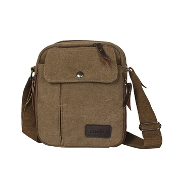 

High Quality Canvas Anti Theft Bag 2018 Classic Flap Small Shoulder Bag For Men Multi-function Large Capacity Messenger Bag Men