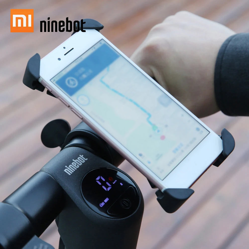 

Xiaomi Segway-Ninebot Handlebar Phone Holder for Motorcycle Bike Electric Scooter Ninebot 360 Rotation Stable Phone Bracket