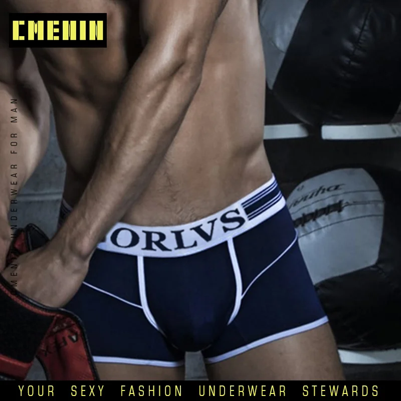CMENIN 3 шт./лот сексуальные боксеры мужское нижнее белье мужские трусы Cueca мягкие