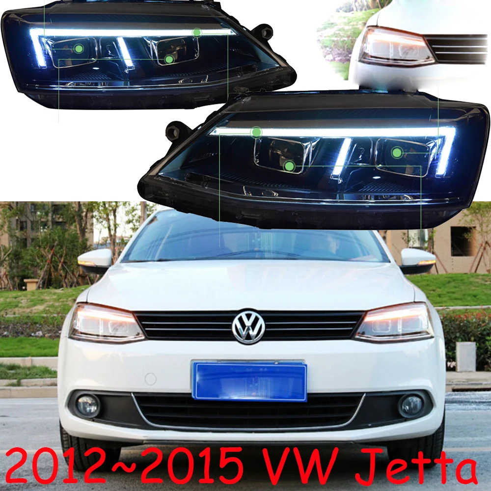HID 2012~2015 Car Styling for Jetta Headlight Touareg sharan Golf7 routan saveiro polo passat magotan head lamp | Автомобили и