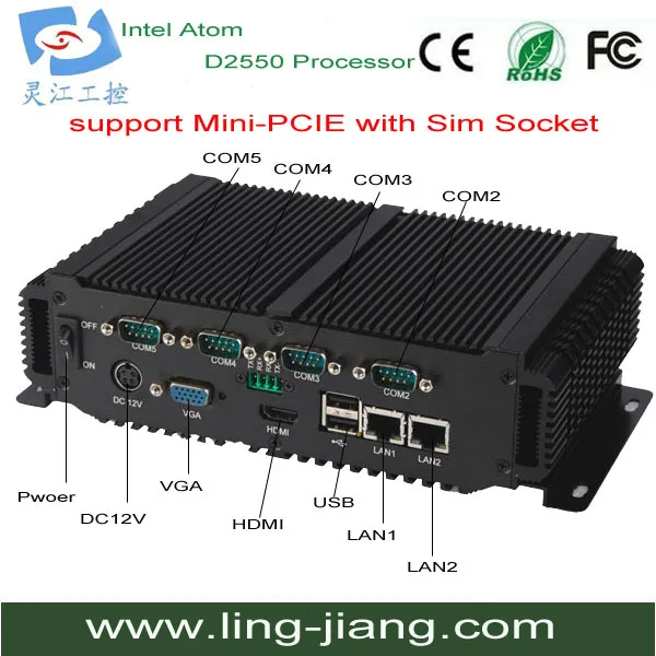 Новейший промышленный ПК со светодиодной подсветкой и Wi Fi 3G|pc 4g|pc atompc excel |