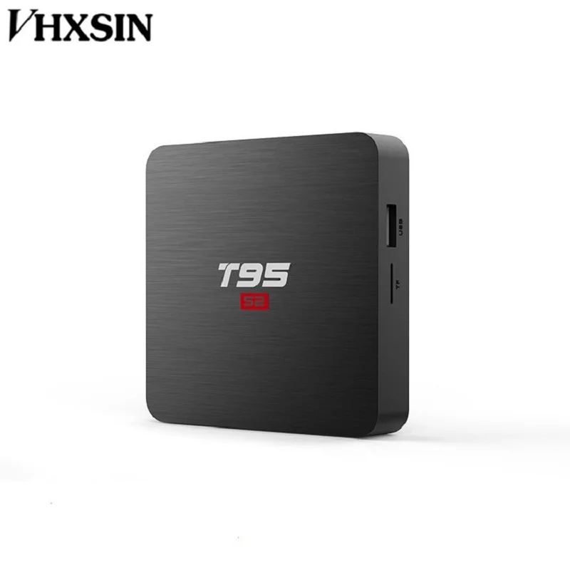 VHXSIN 10 шт./лот T95 S2 Новое поступление Google S905W Smart Android 7 1 amlogic 2 Гб 16 4k TV Box | Электроника