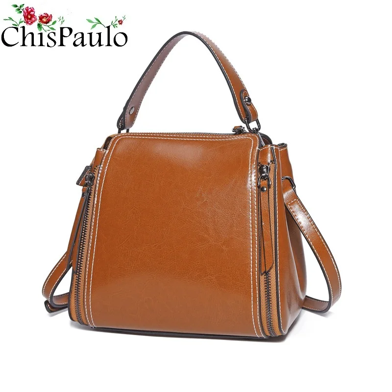

Real 100% Genuine Leather Bags For Women 2018 Fashion Women's Handbags Ladies Shoulder Female Messenger Bags bolsa feminina N424