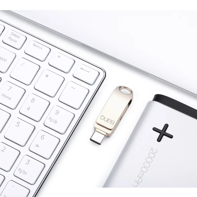 BanQ C80 USB 3.0 флеш накопитель Type C/Micro/USB 3 0 в 1 32 Гб металлический 64 C высокоскоростной 16