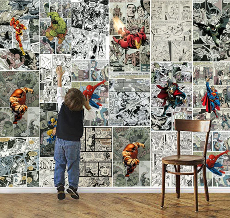 Papier Peint Super Heros