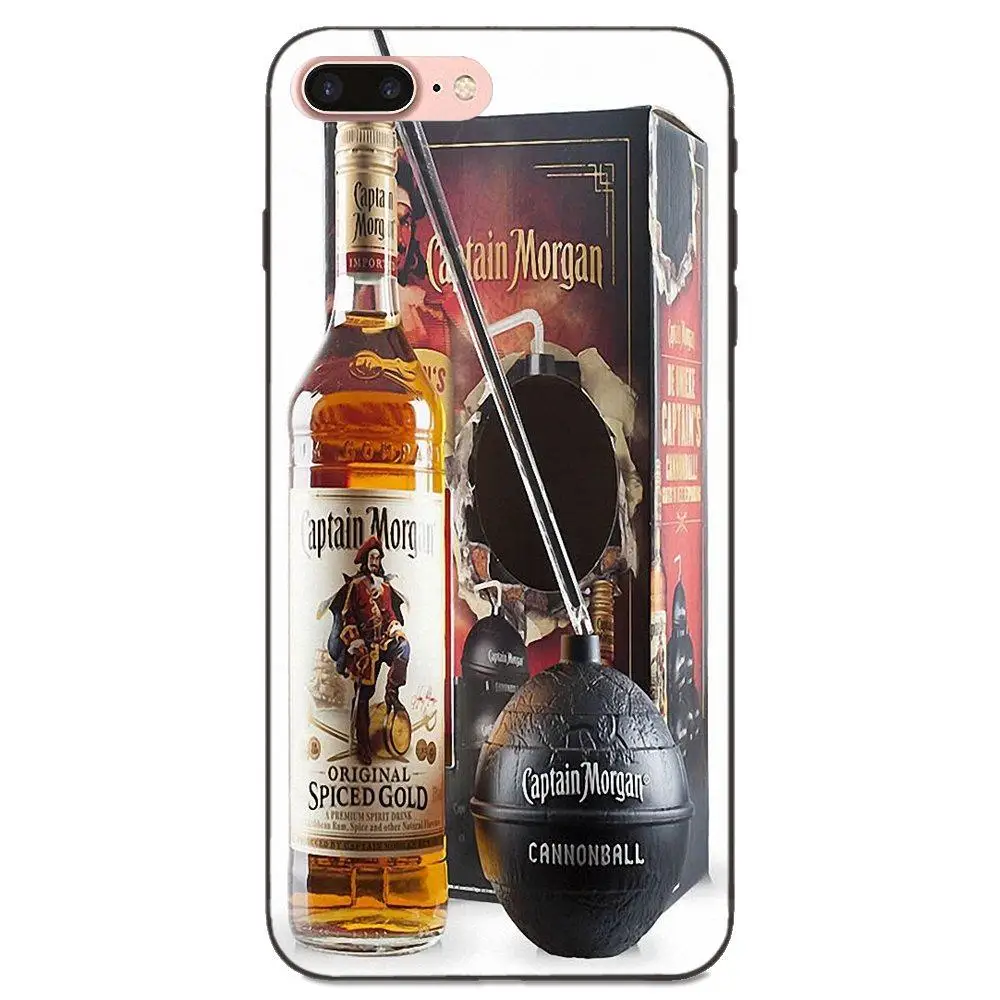 Чехол для телефона Captain Morgan с принтом золотого вина Huawei Honor Enjoy Mate Note 6s 8 9 10 20 P20 P30 Lite