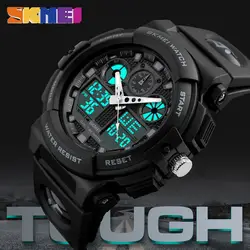 Relogio masculino Элитный бренд Для мужчин смотреть Для мужчин S Спортивные часы кварцевые цифровой светодиодный электронный Военная униформа