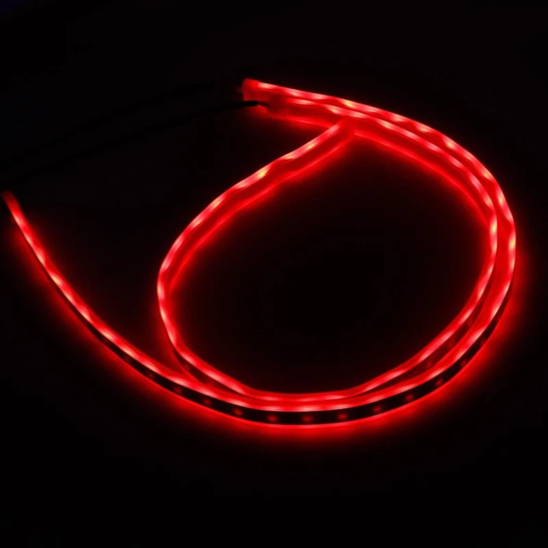2 шт. RGB светодиодные полосы для фар DRL поворотный свет с пультом дистанционного