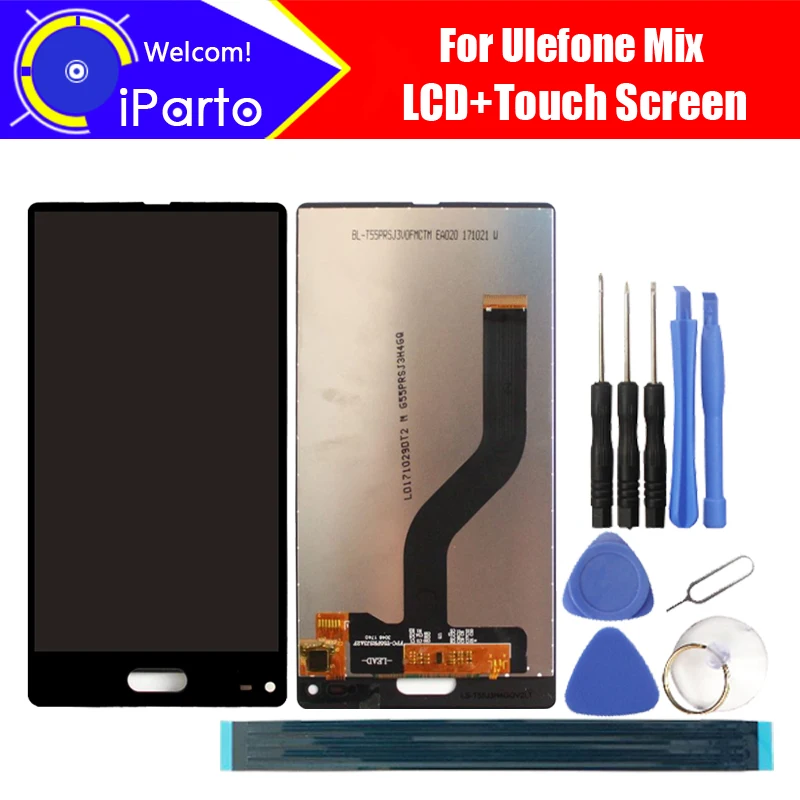 5.5 inch Ulefone Mix LCD Display+Touch Screen Digitizer Assembly 100% Original New LCD+Touch for Mix+Tools | Мобильные телефоны и