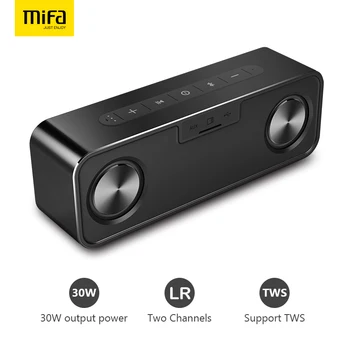 

MIFA Metal Portable 30W Bluetooth Speaker With Super Bass Wireless speaker Bluetooth4.2 3D Digital Boombox Column loudspeaker