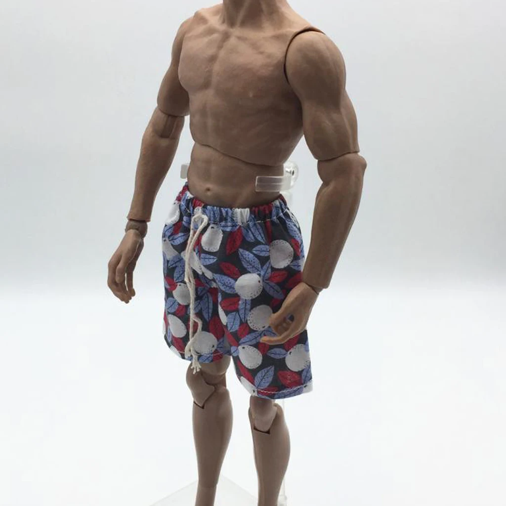 1/6 Scale Men's Beach Pants Shorts for 12 inch Male Action Figure Accessory