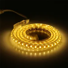 Flexible 3014 led strip AC220V 120leds/M IP67 waterproof outdoor garden tape rope light white warm white + EU plug