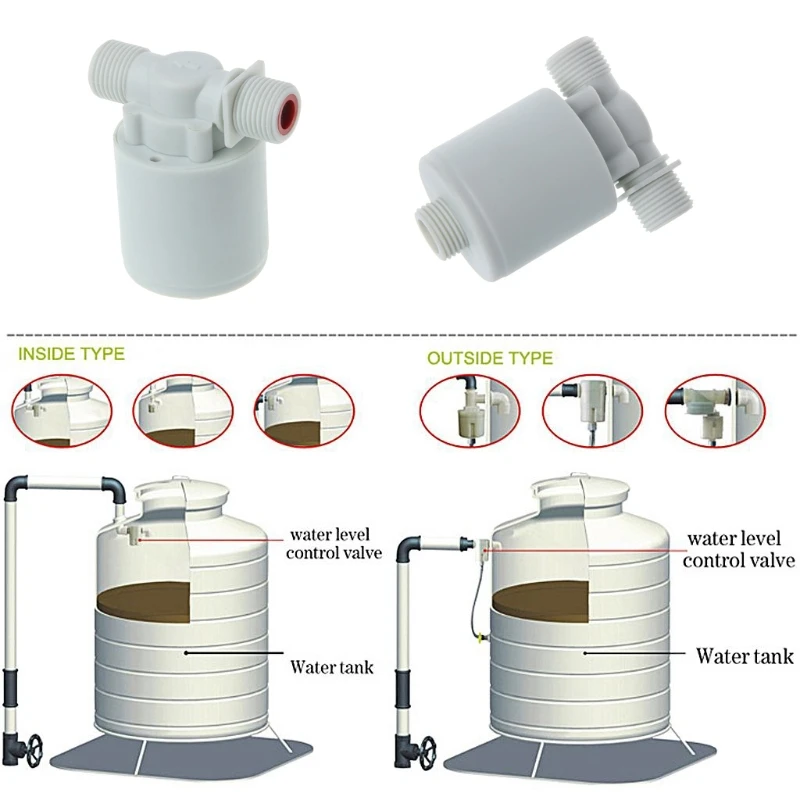 Automatic Water Level Control Valve Inside Side Inlet for Water Tanks Towers Pools Fafeicy 3/4in Floating Ball Valve Automatic Water Level Control Valve Inside Side Inlet for Water Tanks Towers Pools Fafeicy 3/4in Floating Ball Valve