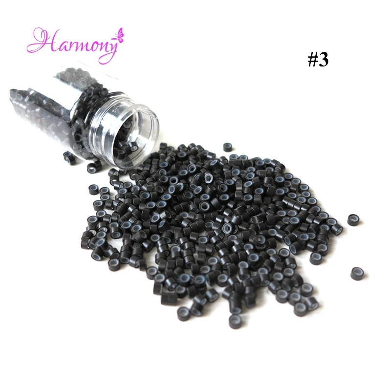 # 3 dark brown mm Aluminum silione micro ring (9)_
